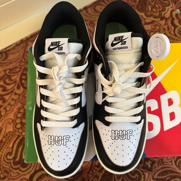 NIB w tags 2022 HUF x Dunk Low SB 'San Francisco' / men’s size 9 - Picture 14 of 17